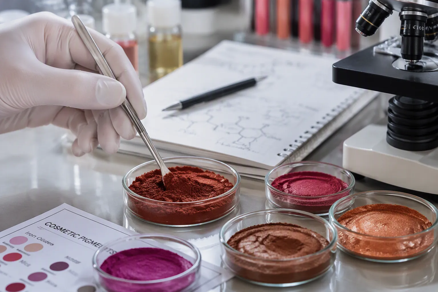 Cómo elegir pigmentos con tratamiento superficial para formulaciones cosméticas