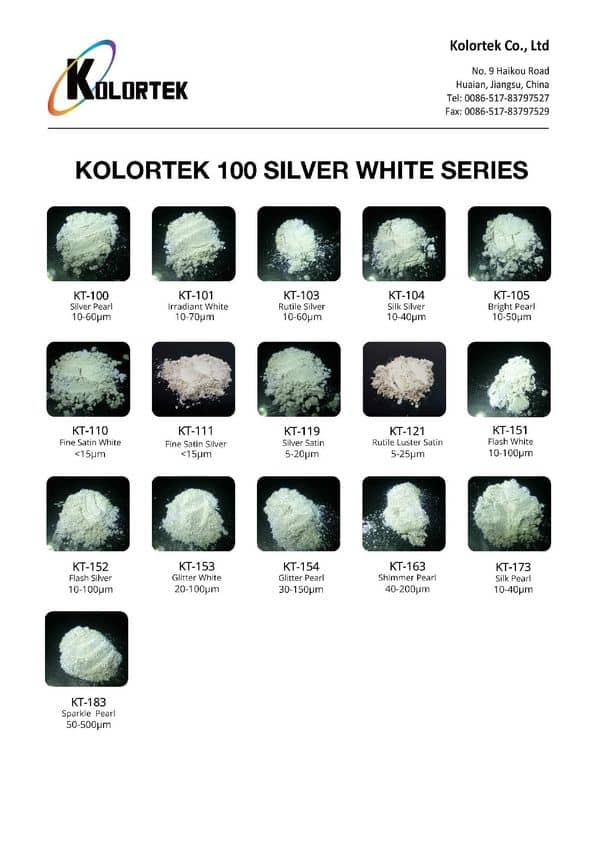 Serie Kolortek 100 Plata Blanca