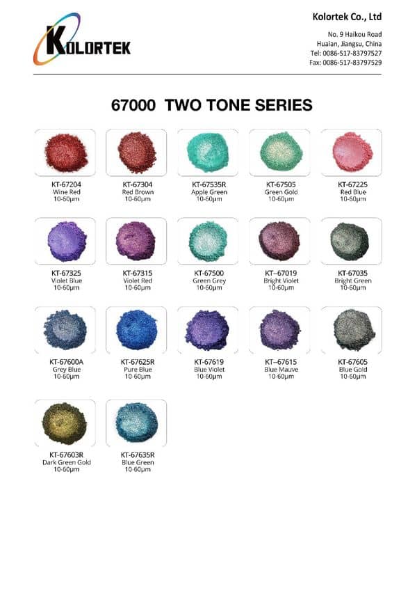 Serie bicolor Kolortek 67000