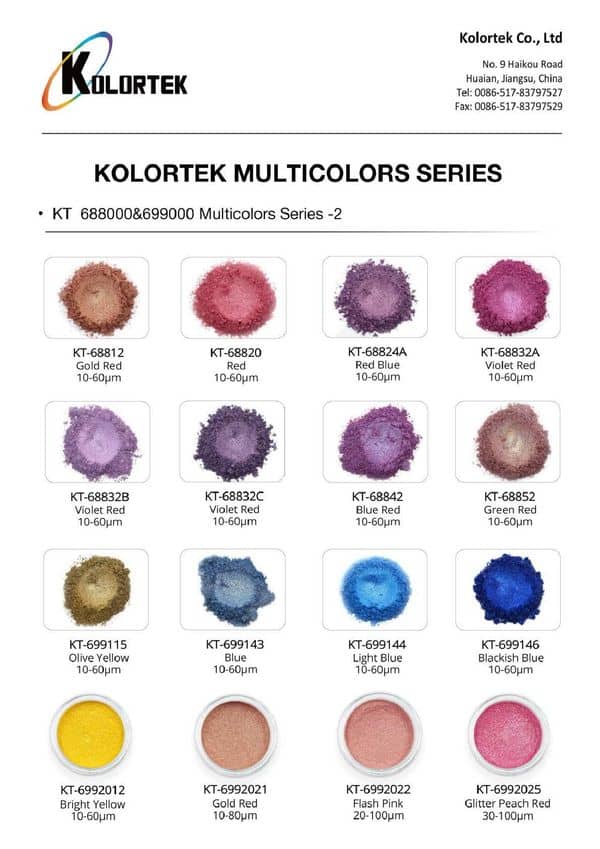 Serie Kolortek Pearls Multicolors (sin D&C)