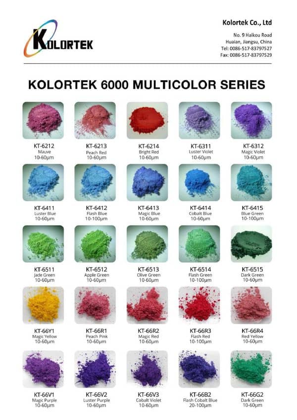 Serie multicolor Kolortek 6000