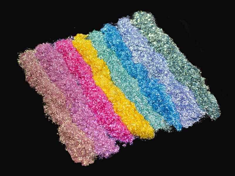 Pigmentos cosméticos multicolores perlados - Kolortek