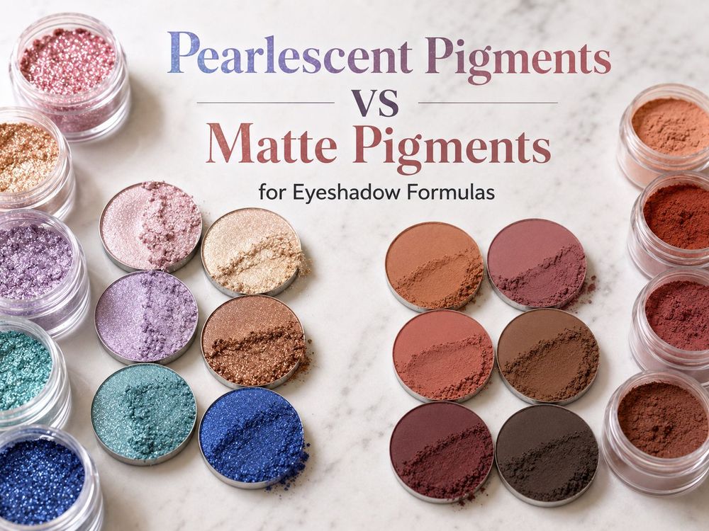 Pearlescent or Matte Eyeshadow Pigments