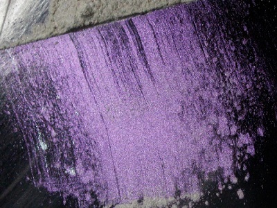 violet edible dust