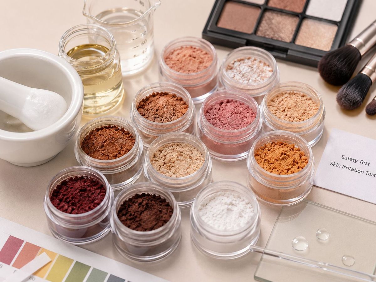 Cómo seleccionar pigmentos en polvo seguros para la piel en fórmulas de maquillaje