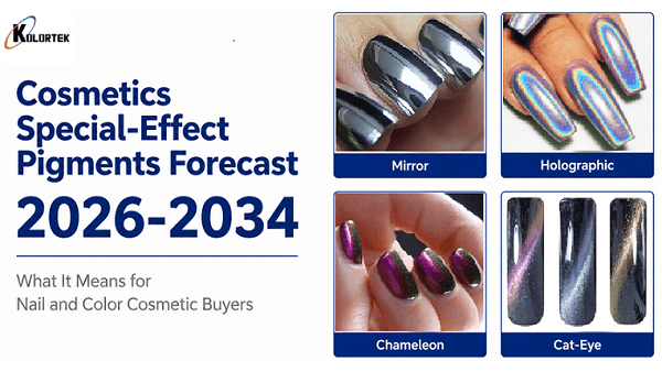 Previsión de pigmentos de efectos especiales para cosméticos 2026-2034: ¿Qué significa para los compradores de cosméticos de uñas y de color?